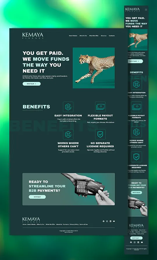 Дизайн комерційного сайту